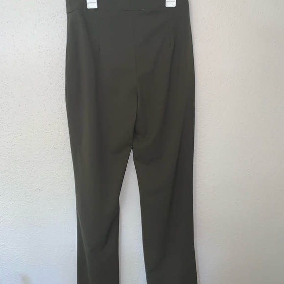 Lafayette 148 Dark Green Straight Leg Dress Pants Size 4 - Picture 4 of 8